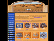 Tablet Screenshot of moroccofossils.com